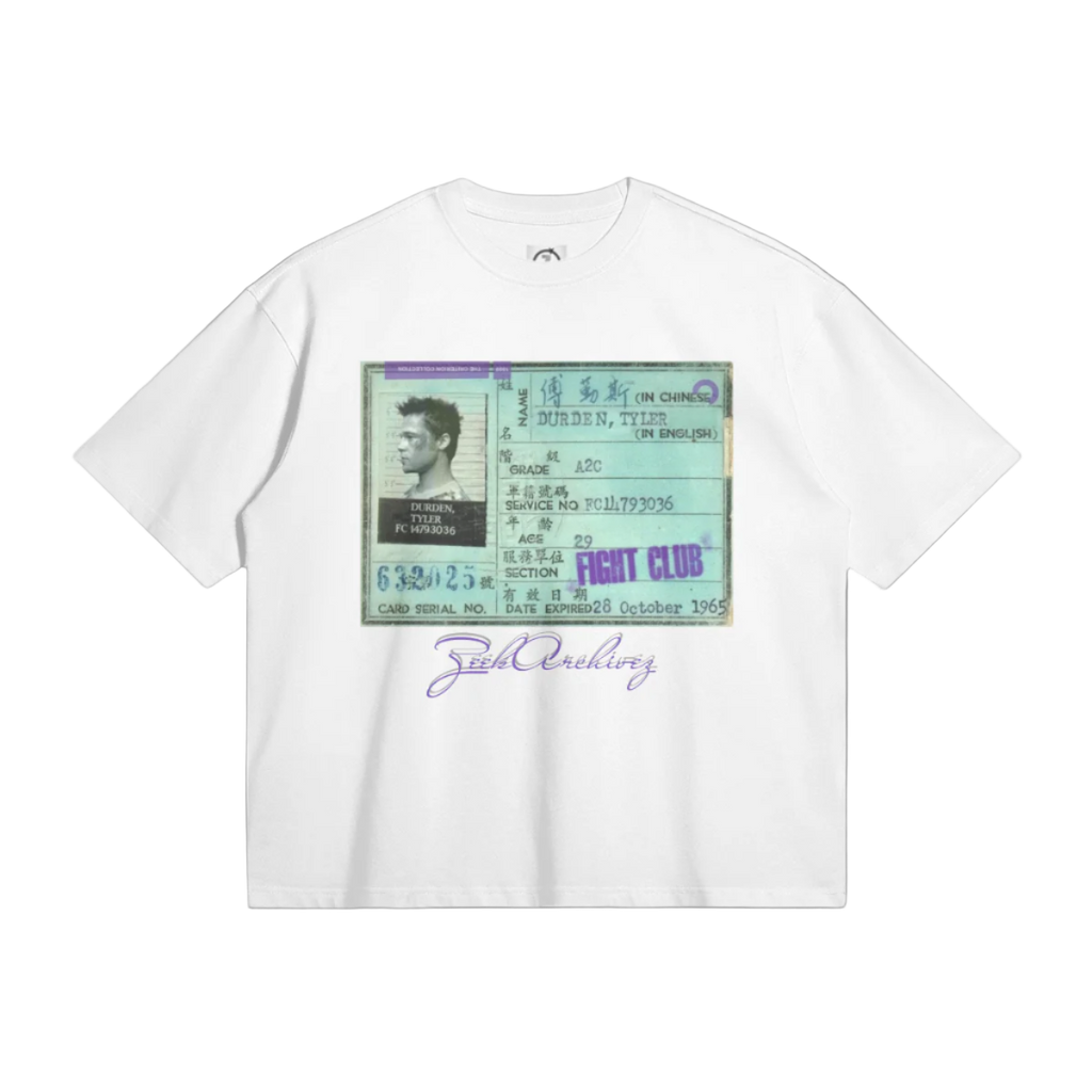 White “Fight Club” Tee